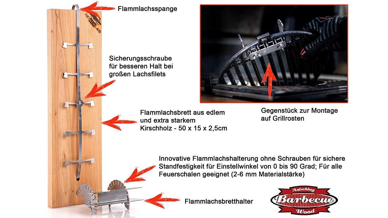How to use: Axtschlag Flammlachsbrett im Detail