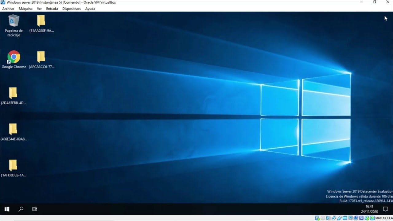 Copias de seguridad Windows Server 2019