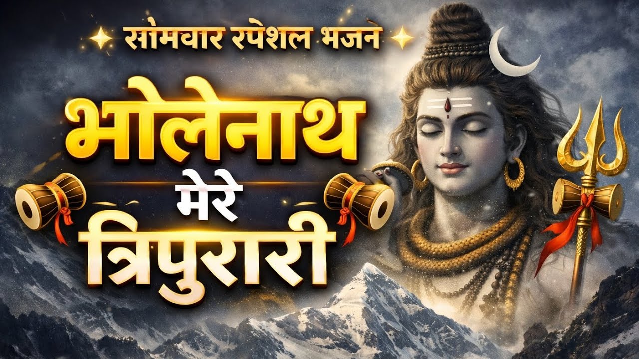 🔱 **सोमवार स्पेशल भजन | भोलेनाथ मेरे त्रिपुरारी | हर हर #vairalvideo #vairalbhajan #harharmahadev 🙏✅