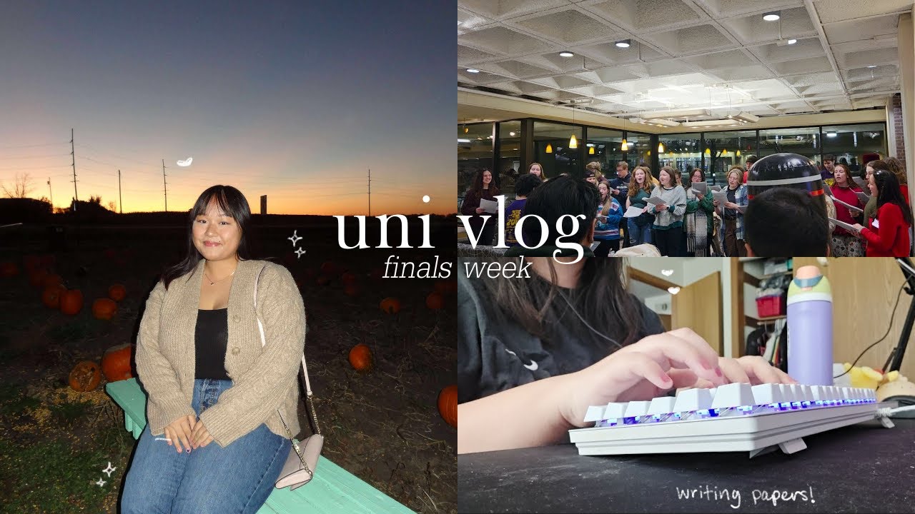 uni vlog 💻₊˚ෆ my finals week as a mental health counseling graduate student, being productive