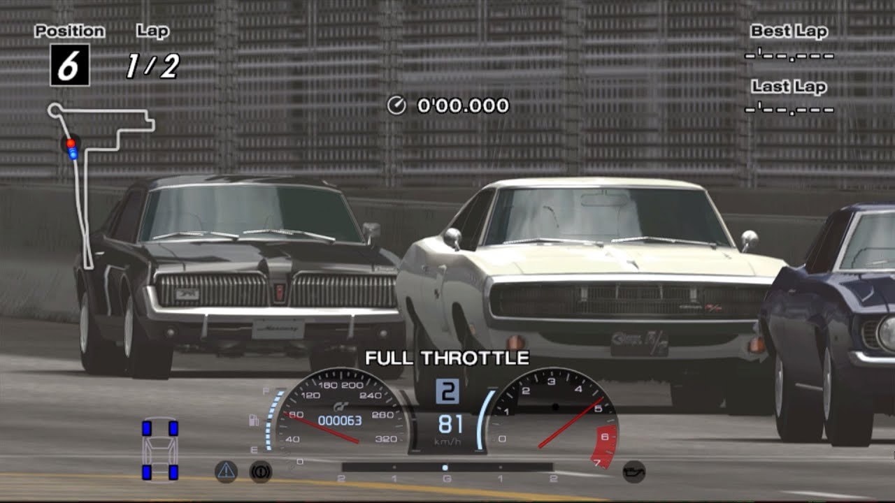 Gran Turismo 4 GT Mode #60 American Events : Muscle Car Competition