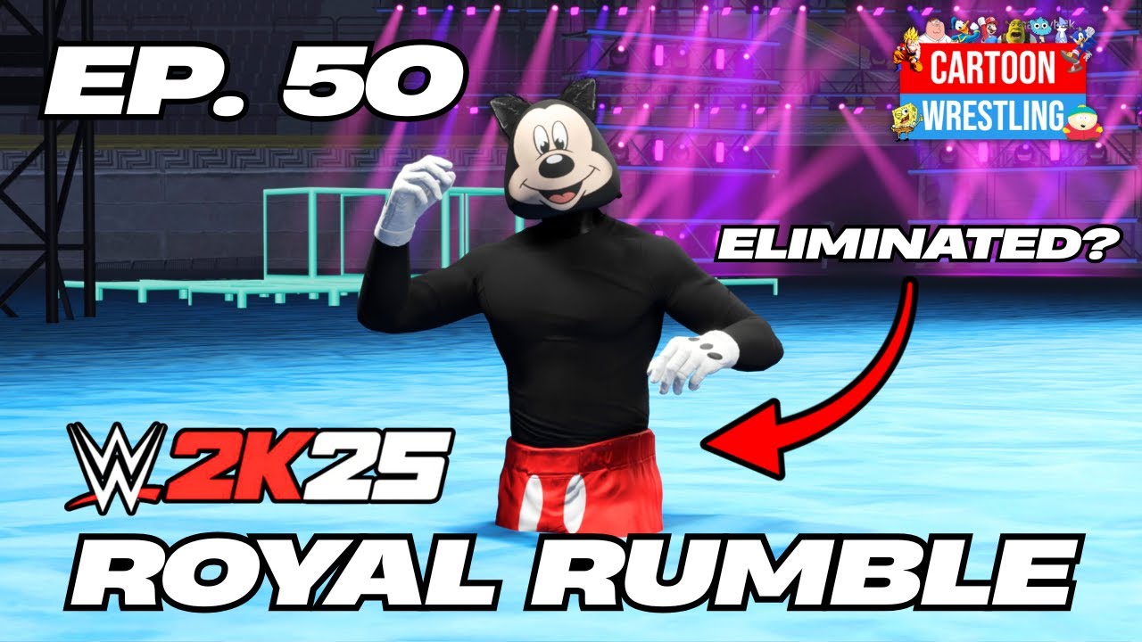 Водный Королевский поединок!!! Режим «Мультяшная вселенная рестлинга» WWE2K25
