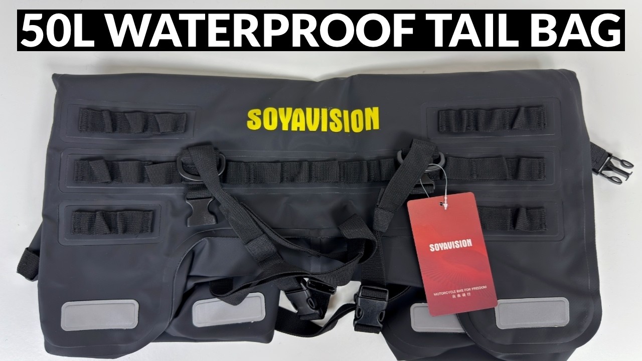 Обзор и тест на водонепроницаемость задней сумки Soyavision 50L