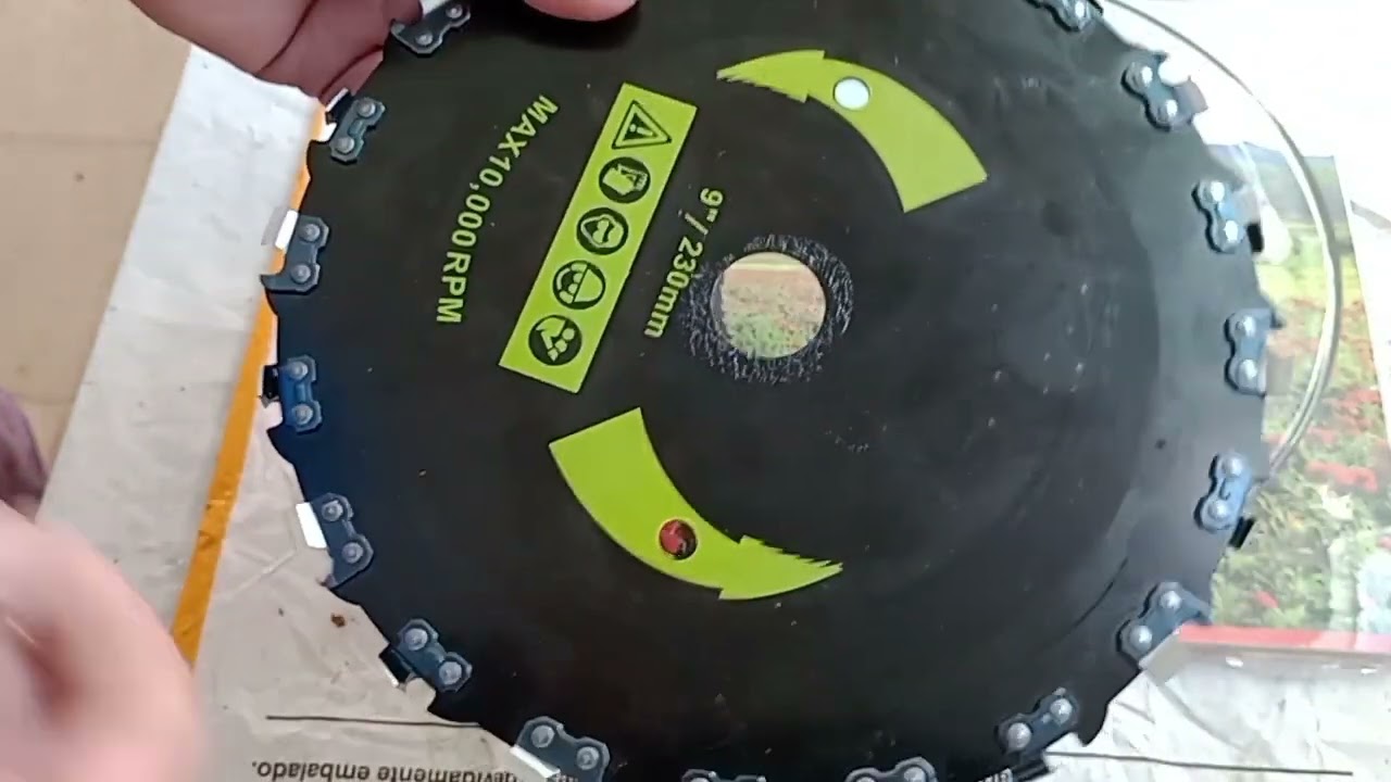 Disco de serra para roçadeira #roça #poda #roçadeira #lâmina #disco