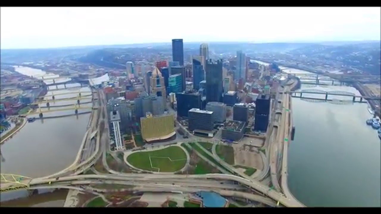An Aerial Tour of Downtown Pittsburgh