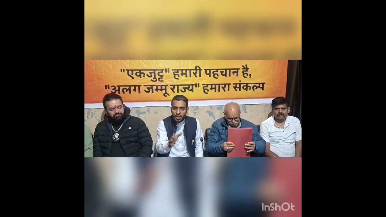 # EkkJutt Jammu Demands PressConfrence @Jammu State Ajay Singh Saini Team.