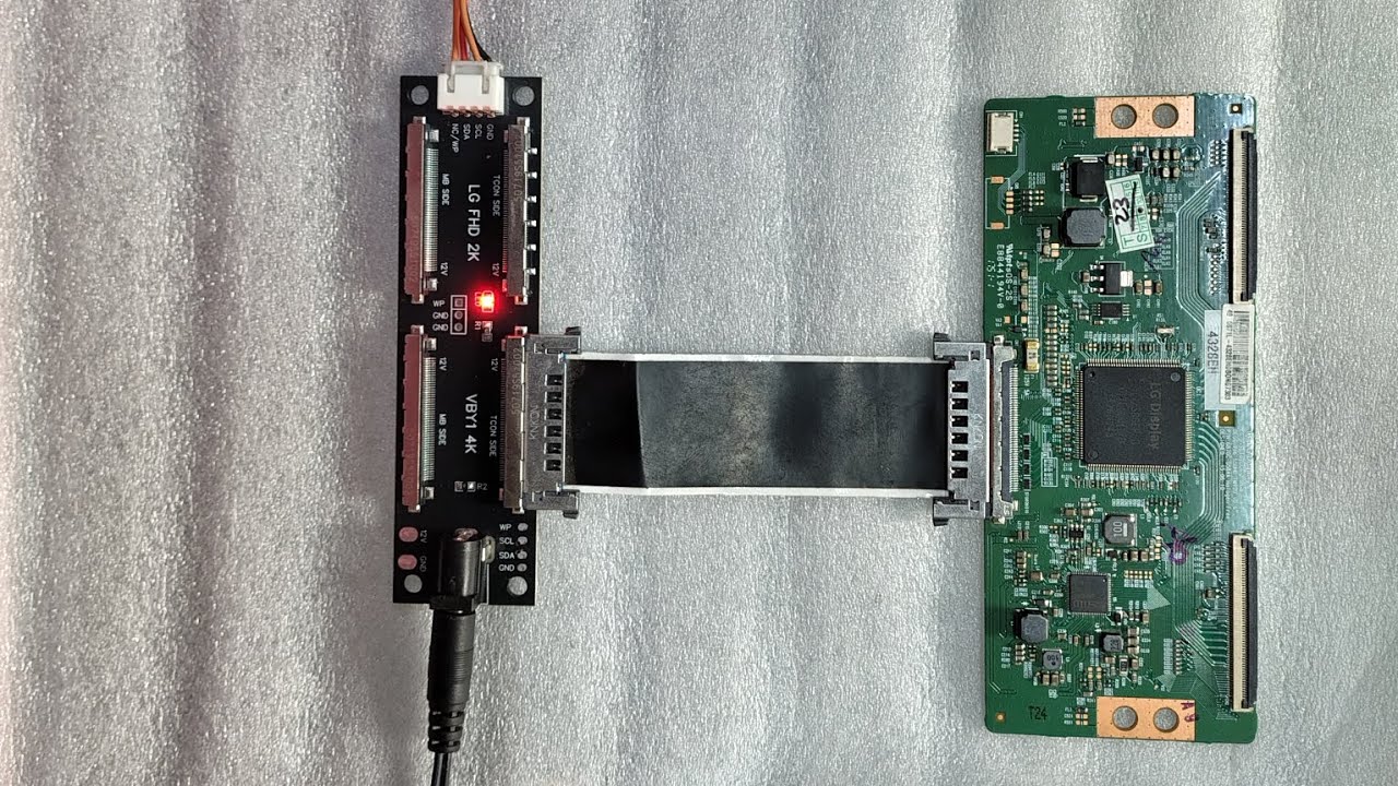 VGH VGL TCON PROGRAMMING WITH ESMINI TOOL
