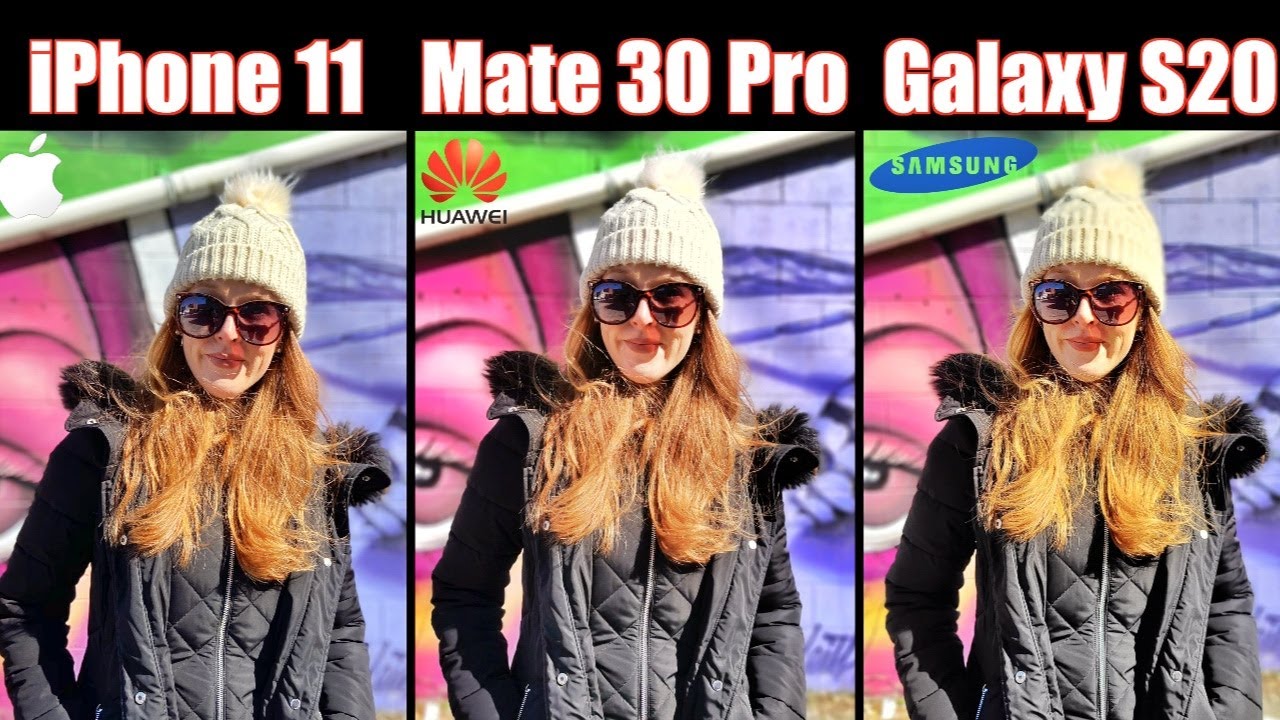 iPhone 11 VS Galaxy S20 VS Huawei Mate 30 Pro - Camera Comparison