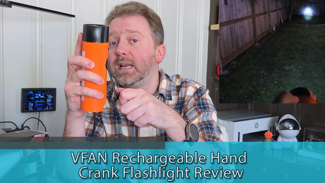 VFAN Rechargeable Hand Crank Flashlight Review &ndash; The Best Emergency Light?