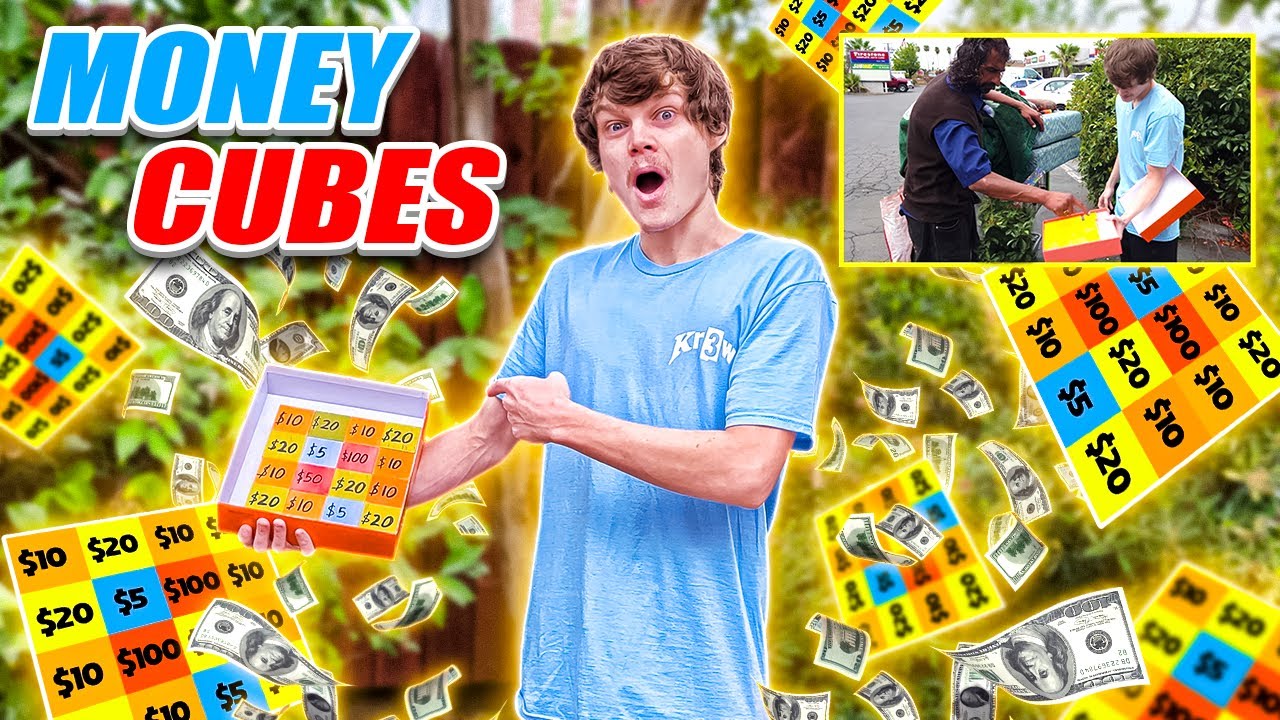 Homeless Community Win Big In Money Cube Game!