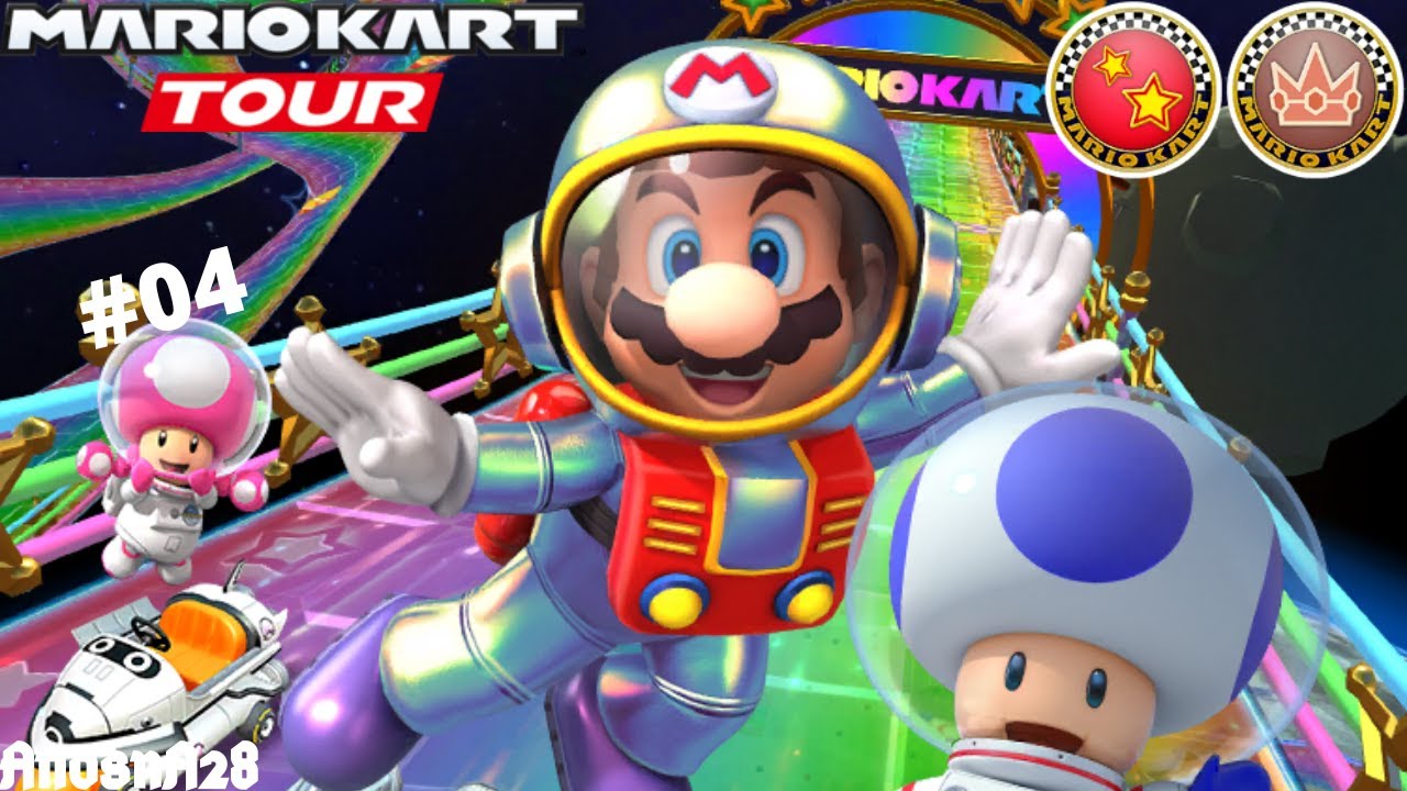 Mario Kart Tour: Dixie Kong Cup & Pink Gold Peach Cup [Space Tour 2023] {#500}