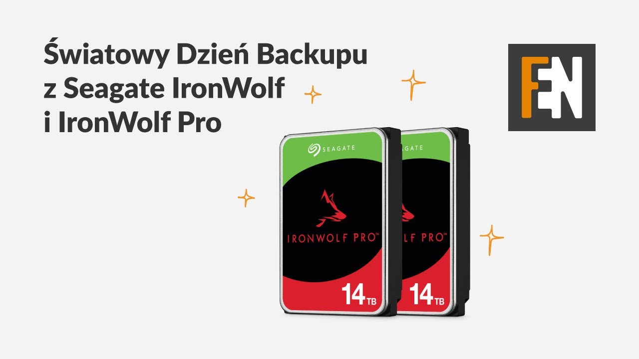 Światowy Dzień Backupu z Seagate IronWolf i IronWolf Pro