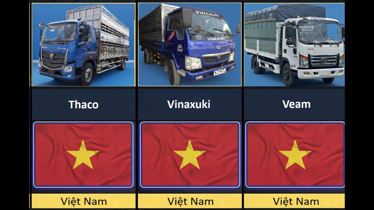 So Sánh Các Hãng Xe Tải Nổi Tiếng Theo Quốc Gia | Việt Nam Có Những Gì?