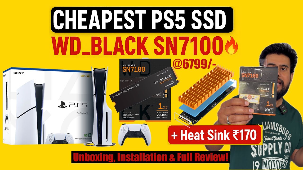 PS5 Storage Full? Upgrade with WD SN7100 1TB SSD | Unboxing, Installation & Full Review! #ps5 #ssd