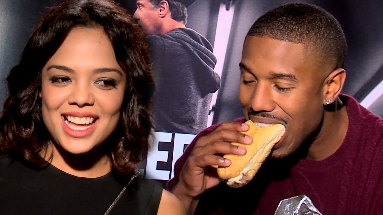Truth Or Dare with CREED Cast: Michael B Jordan, Tessa Thompson (Hotline Bling, Chubby Bunny)