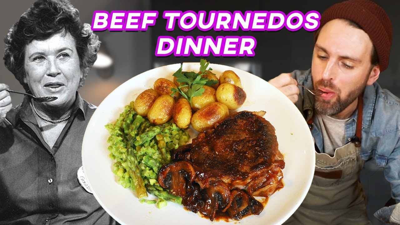 Julia Child's Beef Tournedos Gourmet Fancy Dinner 😮 | Jamie & Julia