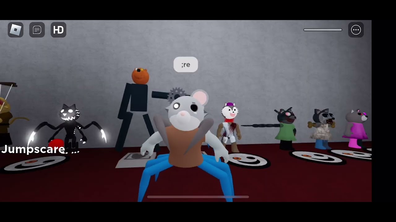 All admin skin Jumpscares in Piggy:The forgotten era