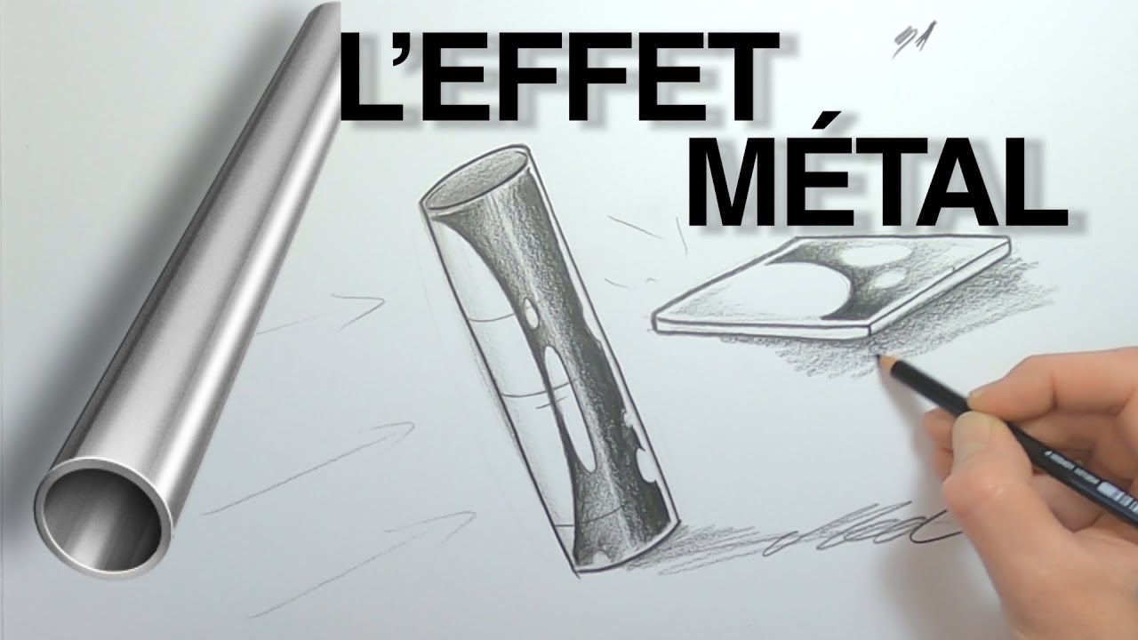 [DESSINER-FACILE] Comment dessiner une texture métallique ?