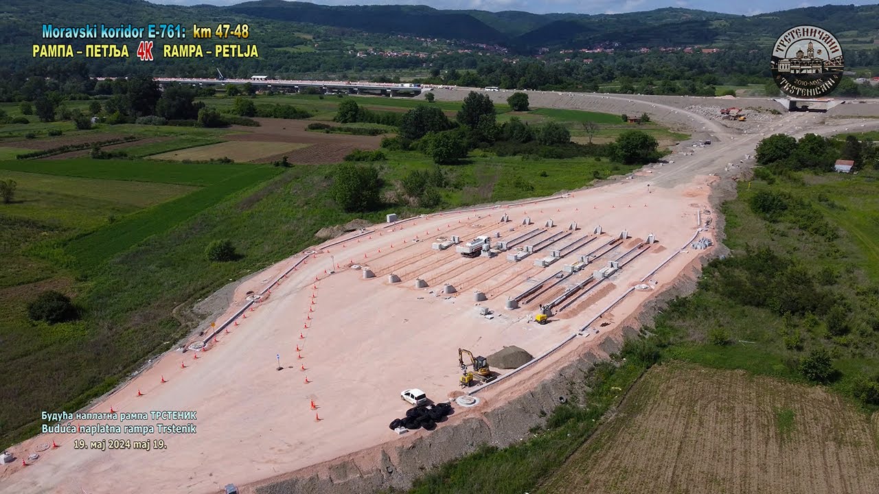 MORAVSKI KORIDOR E-761km 47/48: NAPLATNA RAMPA i PETLJA-Prva rizla i još po nešto, 16/19. maj 2024.