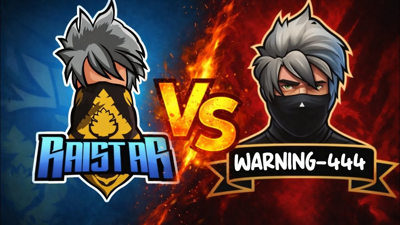Raister vs warning 444  | #freefire #raiestar 