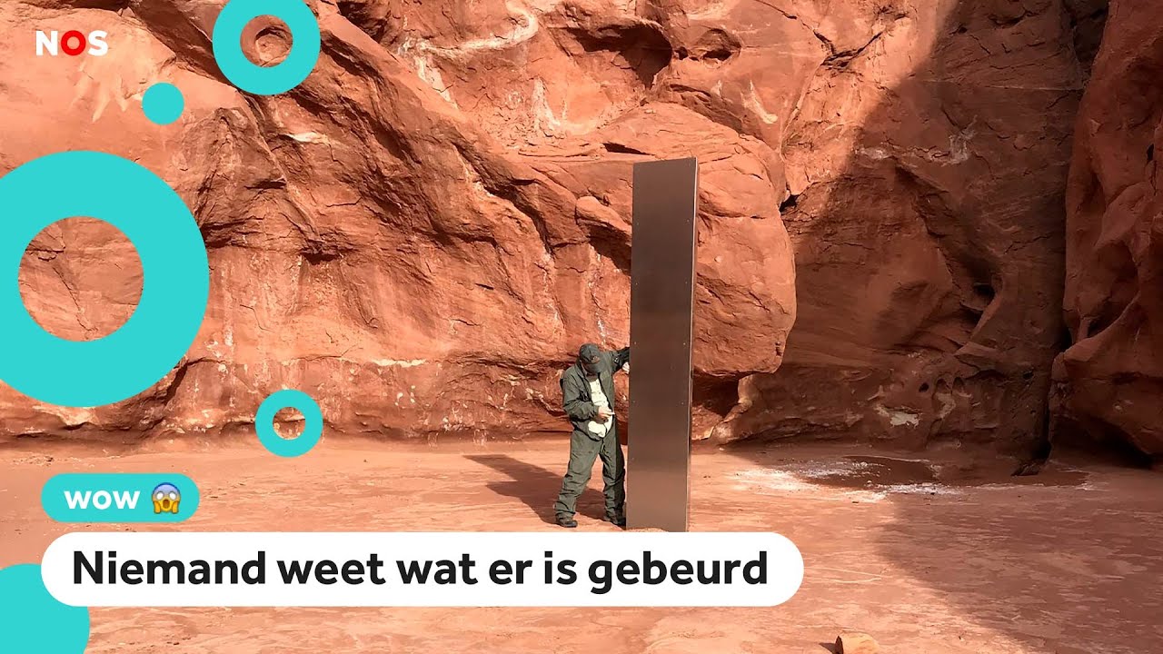 Mysterieuze zilveren pilaar is opeens verdwenen