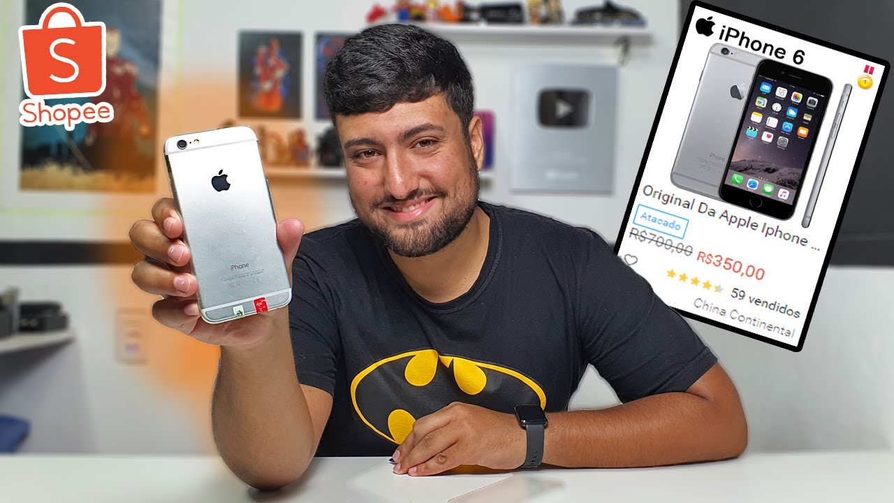 O IPHONE USADO DA SHOPEE! VALE A PENA?!