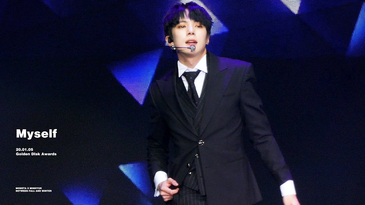 200105 몬스타엑스 민혁 직캠  Myself - 골든디스크 (Golden Disk Awards) (MONSTA X MINHYUK)