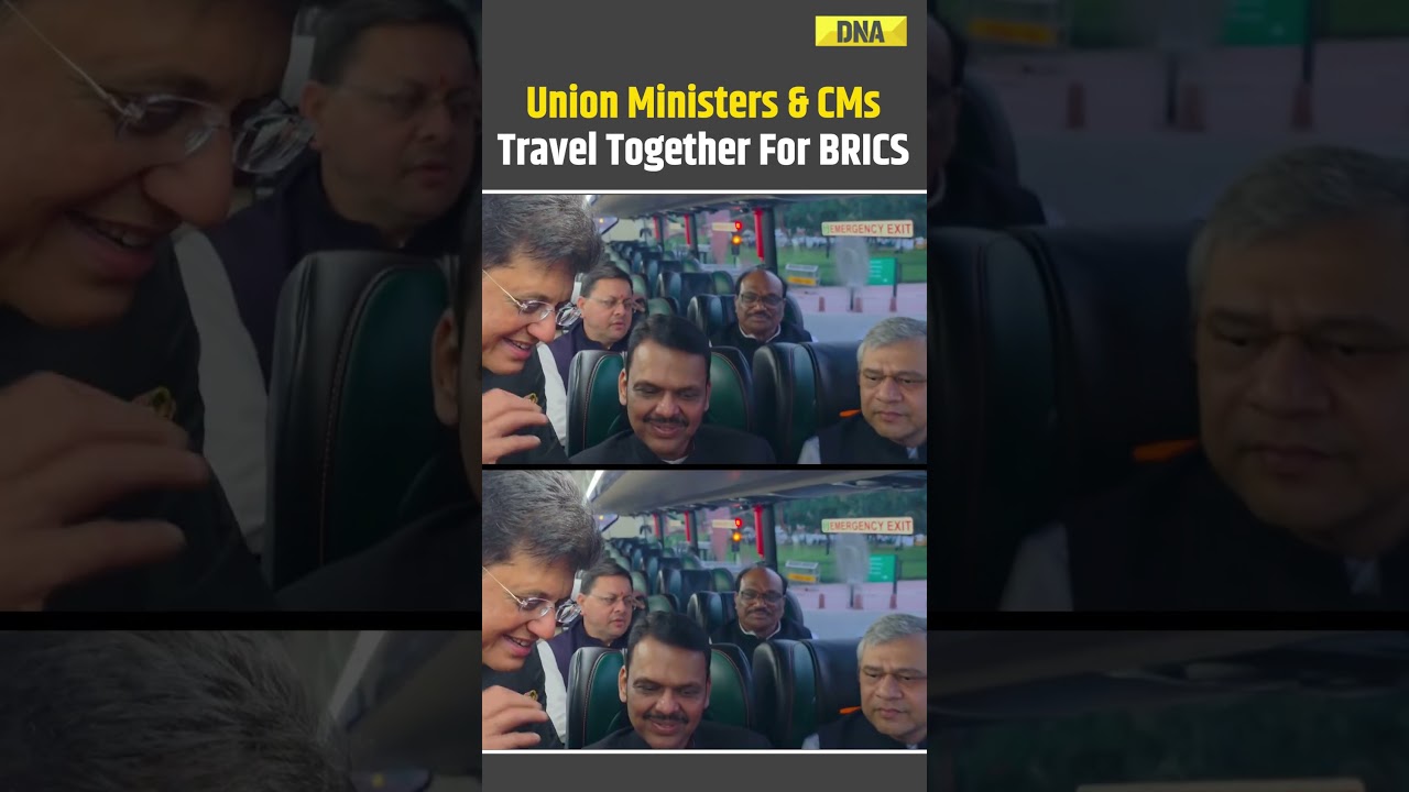 BRICS 2026: Union Ministers & CMs Of Various States Travel Together In A Single Bus For BRICS Summit