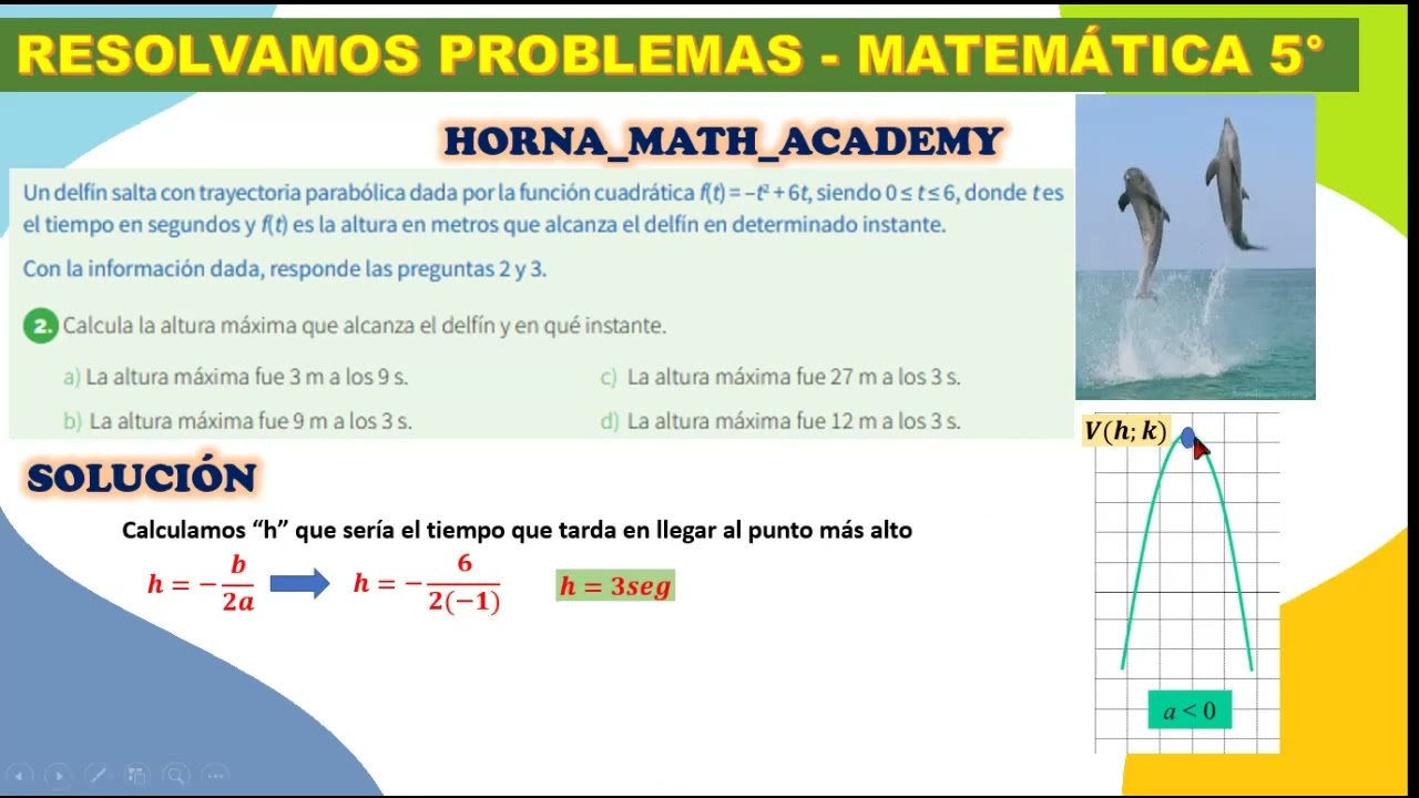 FUNCIÓN CUADRÁTICA PÁG 86 -RESOLVAMOS PROBLEMAS MATEMÁTICA 5° |#horna_math_academy #matemática2020