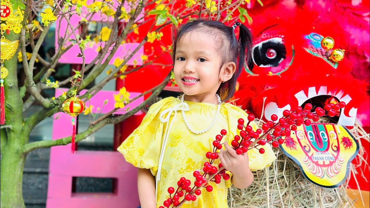 Cát Tường (Zin Zin) - lớp Chồi 2 vui chơi phiên chợ Tết tại trường Mầm Non Tân Tạo A - Chào Tết 2026