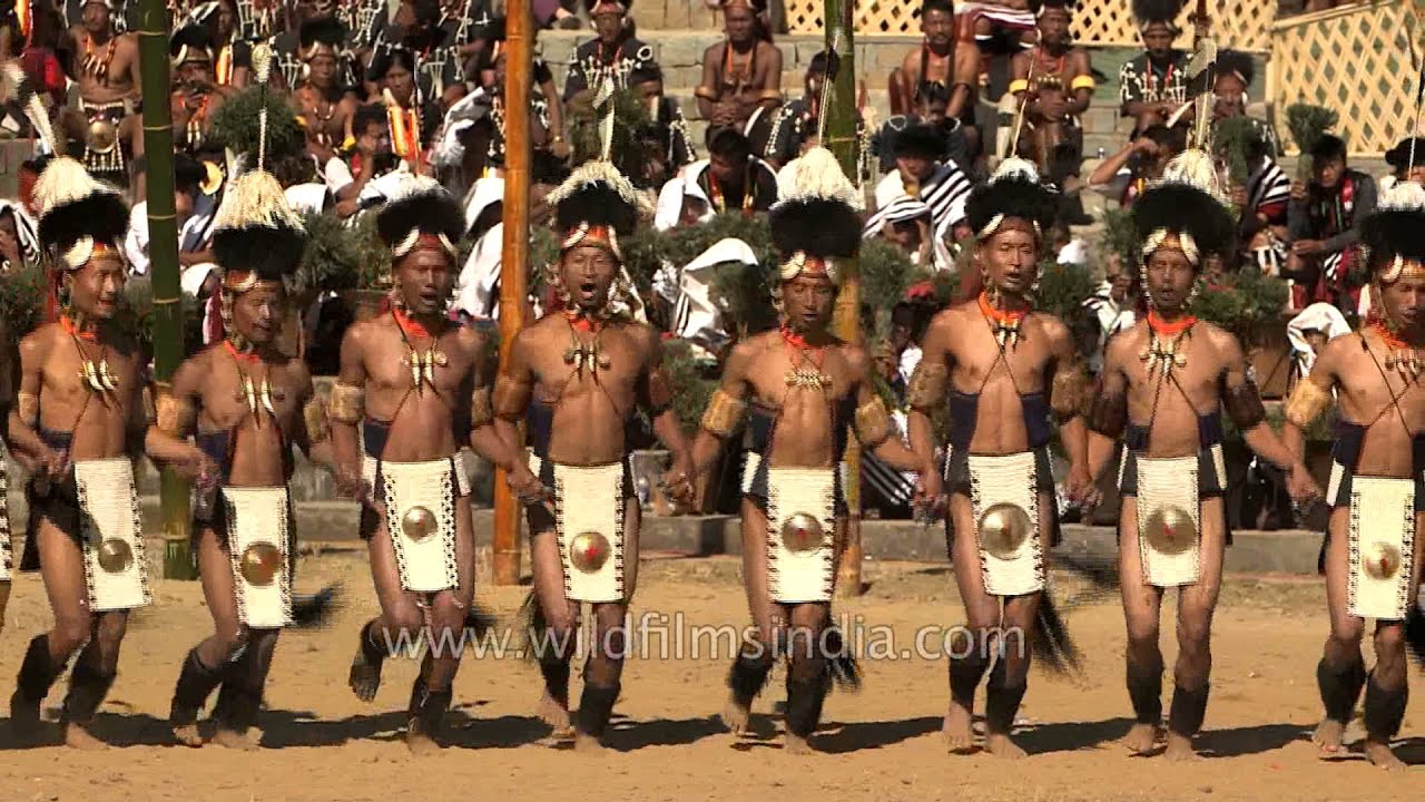 Traditional dance presented by the Khiamniungan Naga tribe