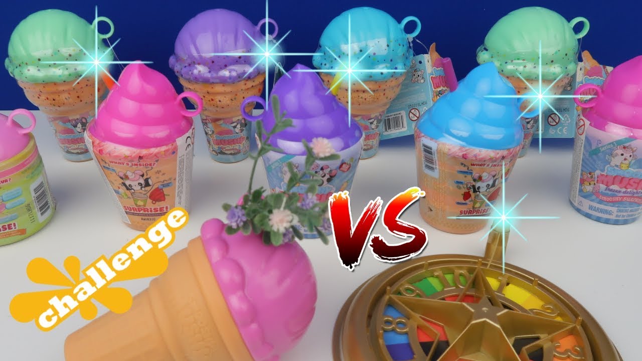 SMOOSHY MUSHY PARTY! ÇARKIFELEK SQUİSHY EN YENİ SERİ SMOOSHY MUSHY DONDURMA Dobişko Tv