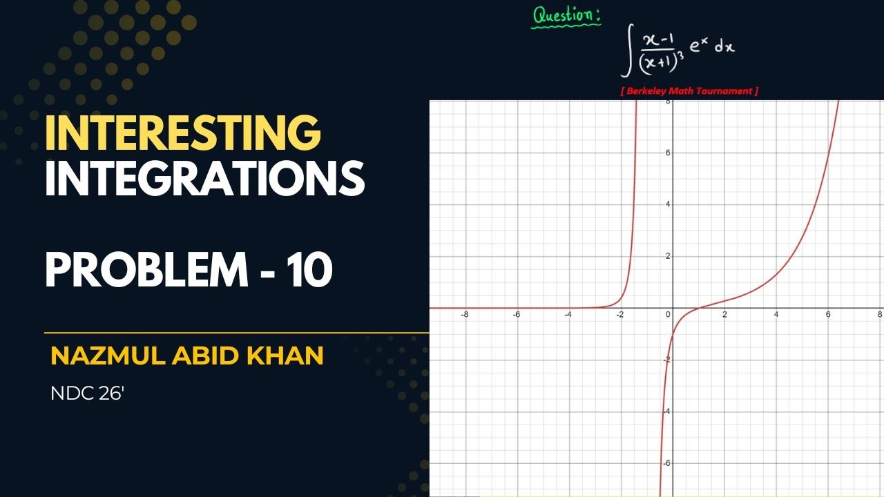 INTEGRATION PROBLEM—010 | PhysiChemX | Nazmul Abid |