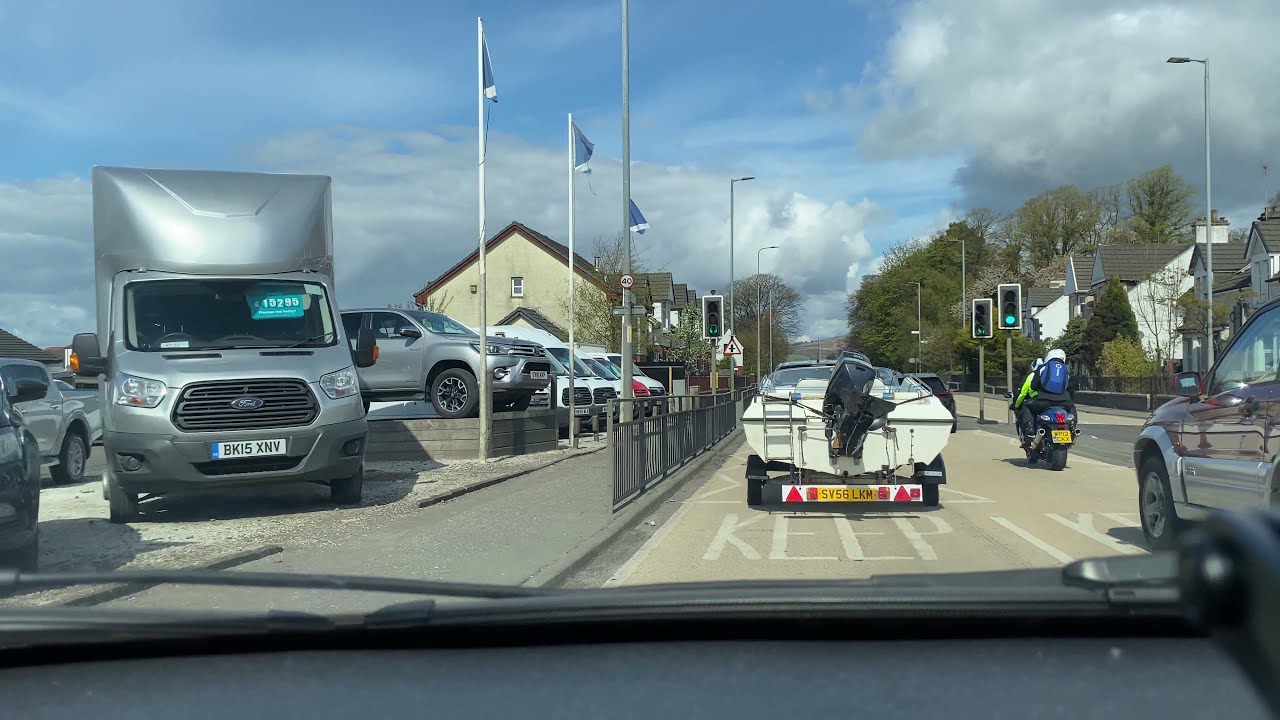 Driving in the West of Scotland - A82 - Anniesland Cross, Glasgow to Balloch - May 2021
