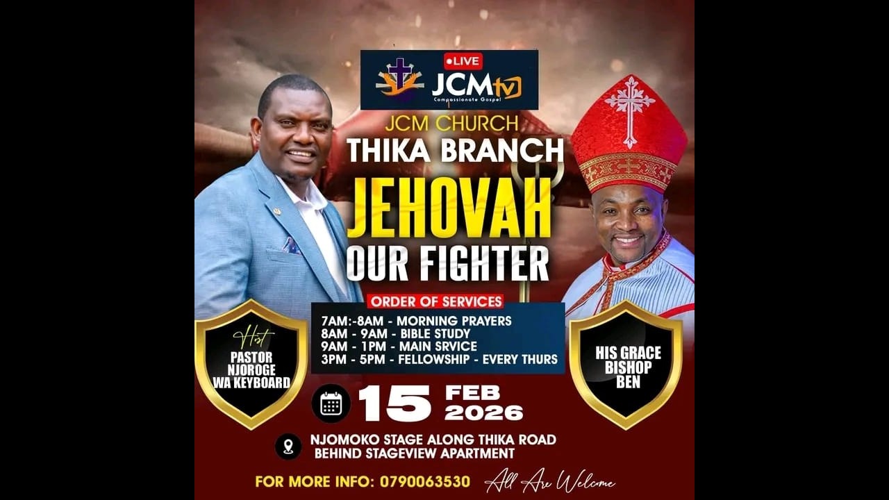 JCM THIKA BRANCH || THEME:JEHOVAH OUR FIGHTER || PRESIDING MINISTER PASTOR NJOROGE WA KEYBOARD