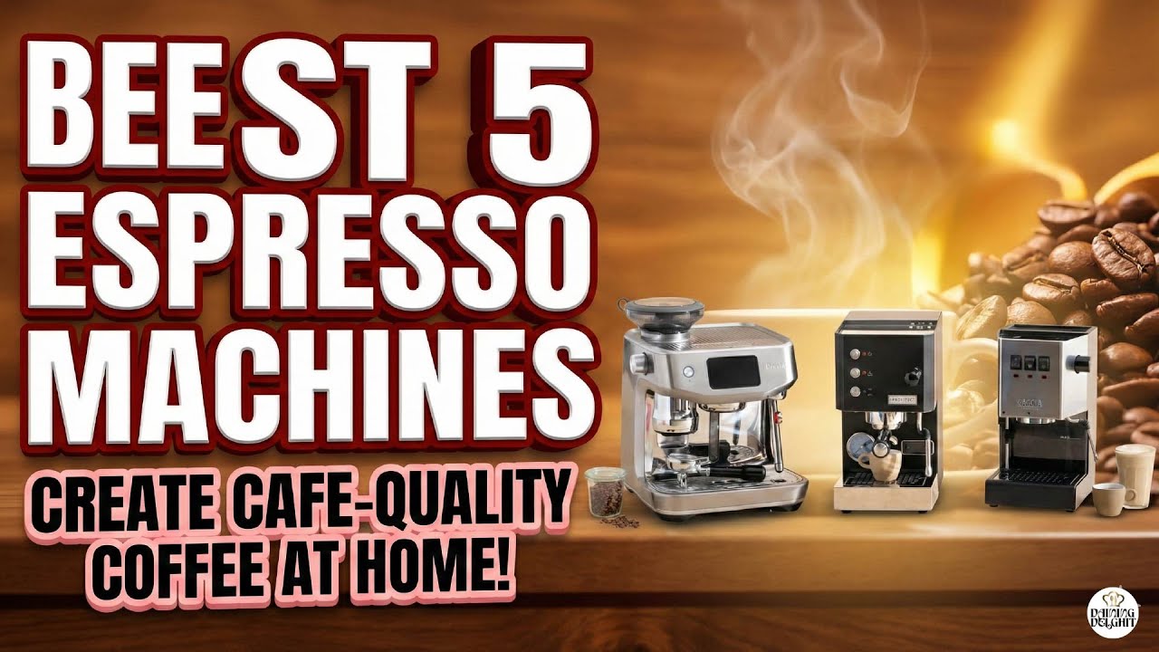 BEST 5 Espresso Machines of 2026! ☕ (Home Barista & Café Quality Reviews)