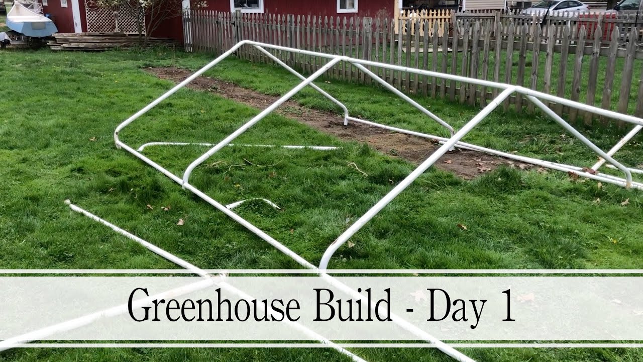 Repurposing An Old Carport For My Greenhouse - Day 1
