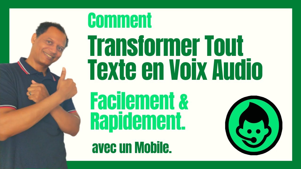 👉 Tutoriel. Transformer un Texte en Voix Audio 🎤 Narrator’s Voice Gratuit, Facile, Rapide Mobile