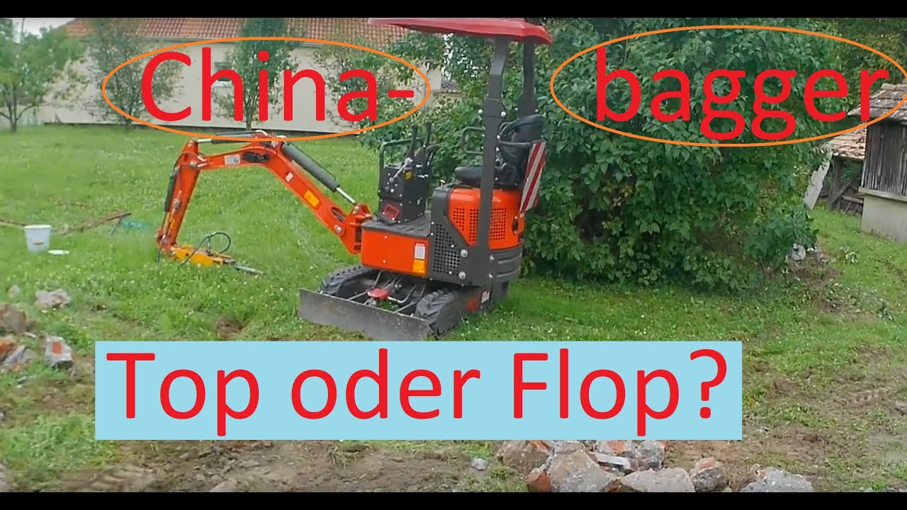 Chinabagger, taugt er was? Preisleistung, pro kontra - HR10 Minibagger