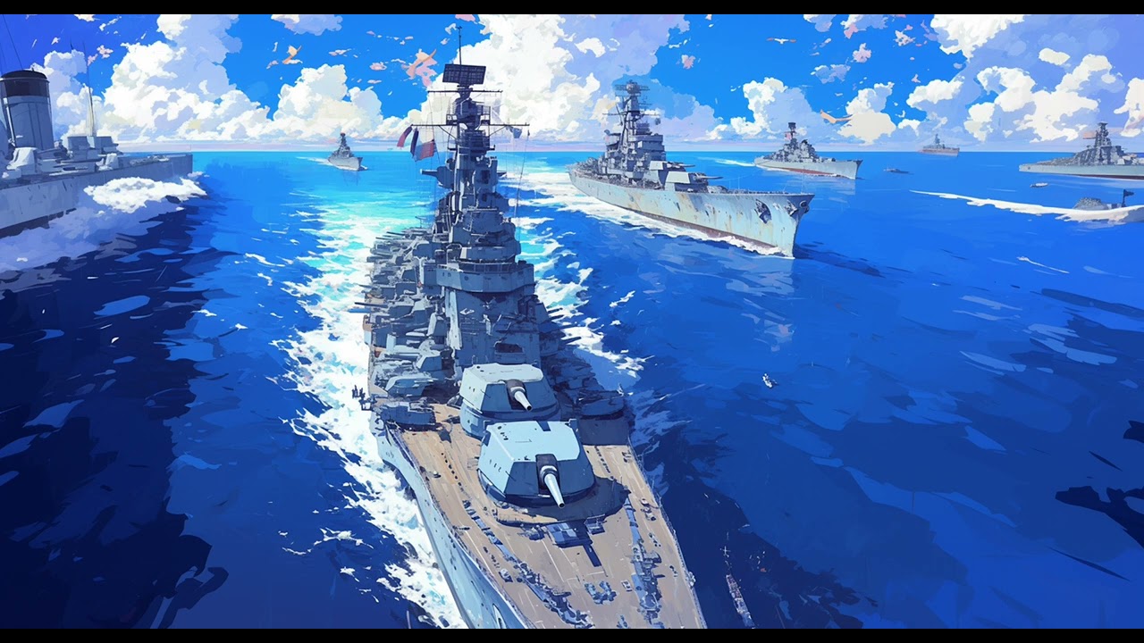 Flotte de France - chant de la marine française - remix AI