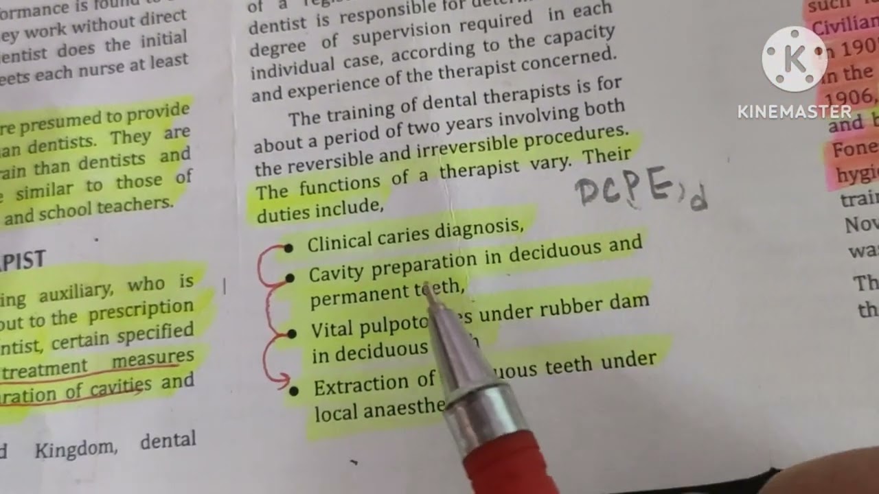 DENTAL AUXILIARY (SCHOOL DENTAL NURSE ,DENTAL HYGIENIST,DENTAL THERAPIST,FOUR HANDED DENTISTRY)
