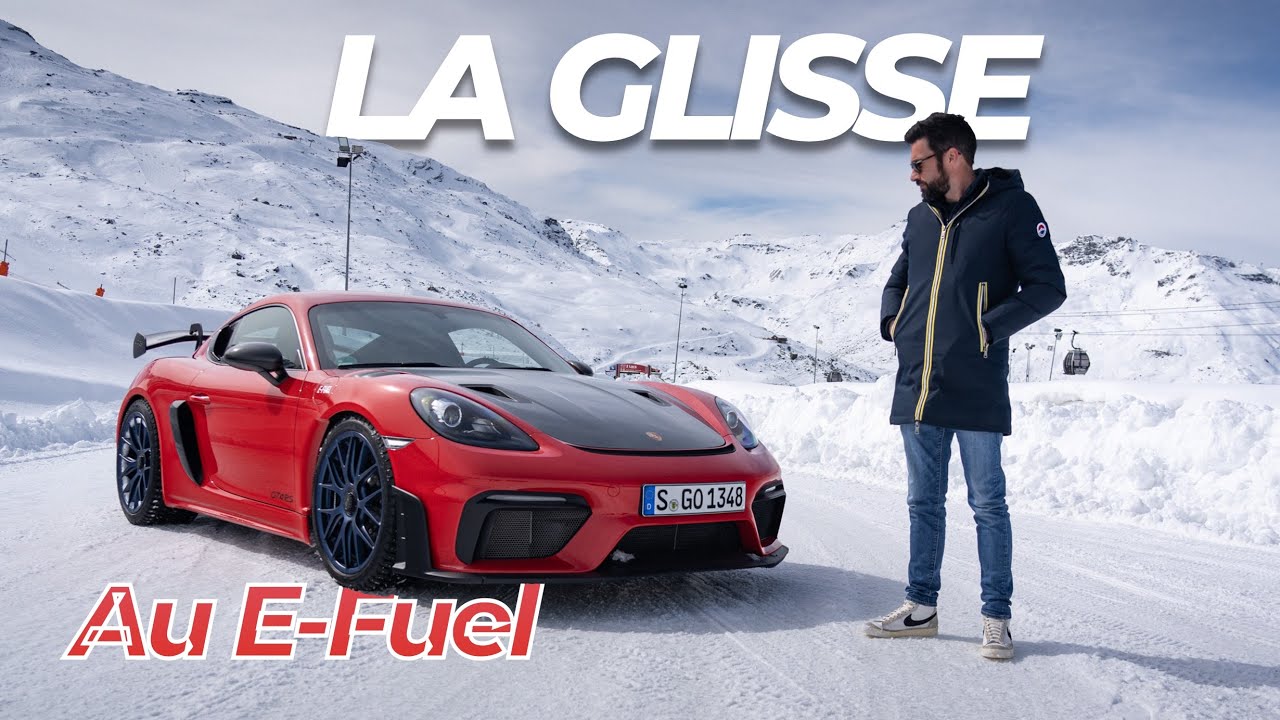 La Porsche Cayman GT4 RS en glisse pour tester le E-Fuel