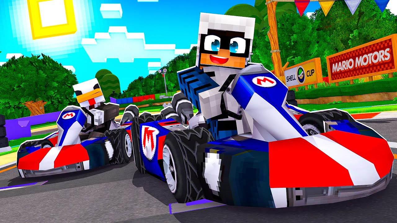 SFIDO BELLAFACCIA ALLE GARE DI MARIO KART IN MINECRAFT - ITA