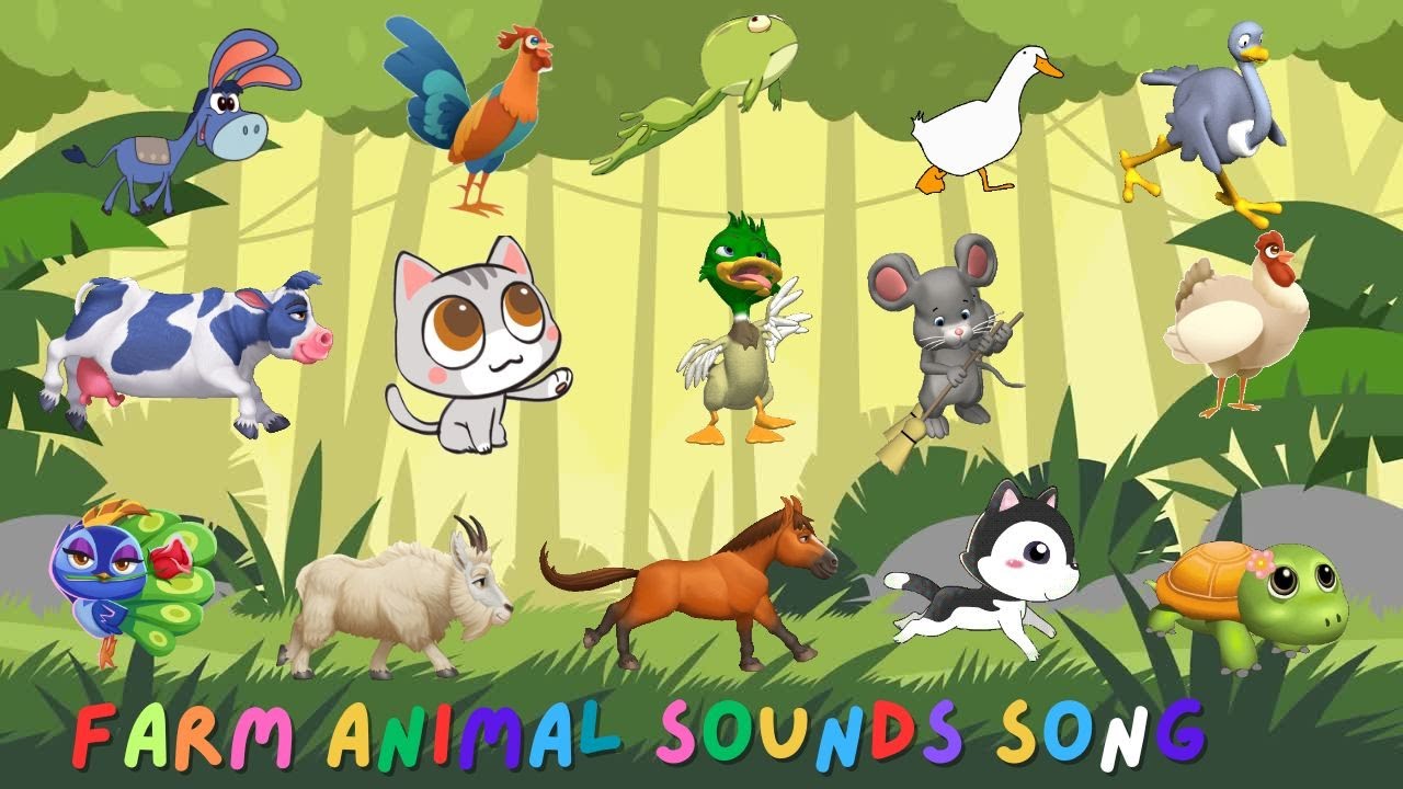 Farm Animal Sounds Song N31T12 | Nursery Rhymes | Kids TV Education