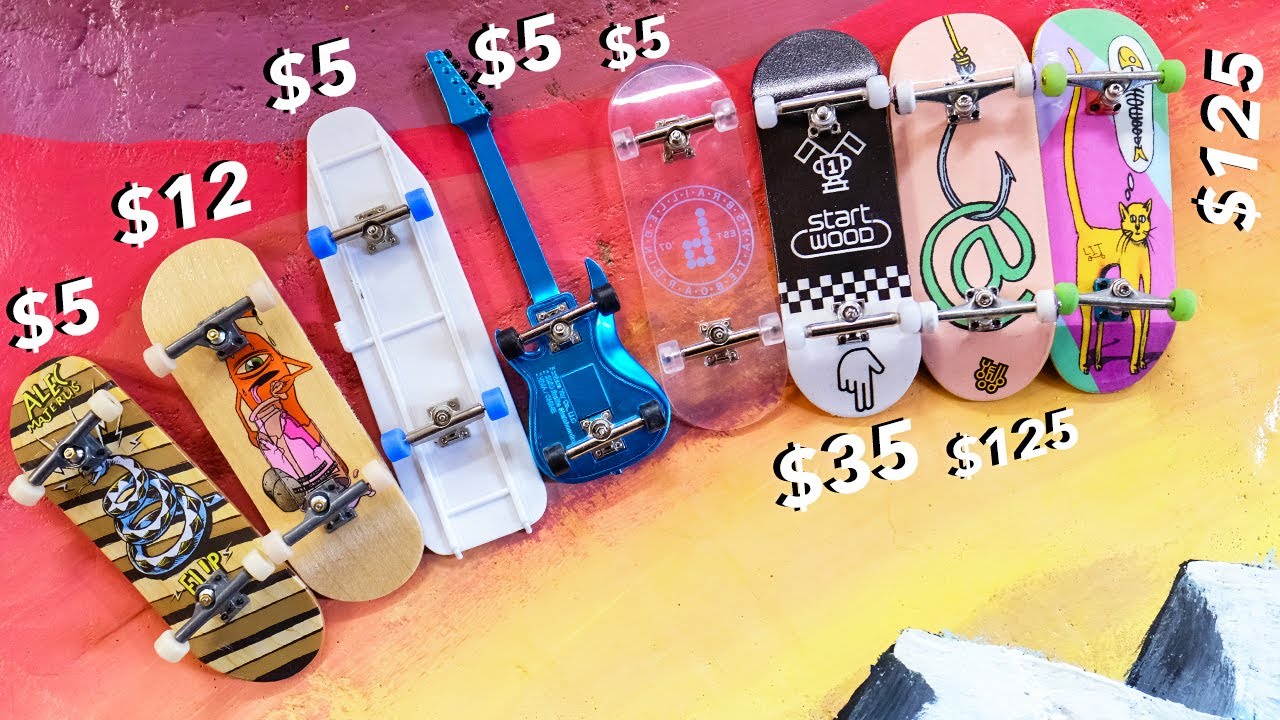 THE PRICE RANGE OF FINGERBOARDS