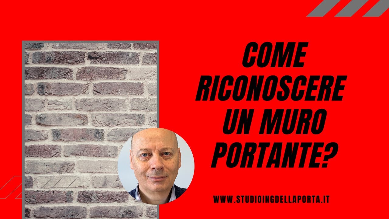 Come riconoscere un muro portante?