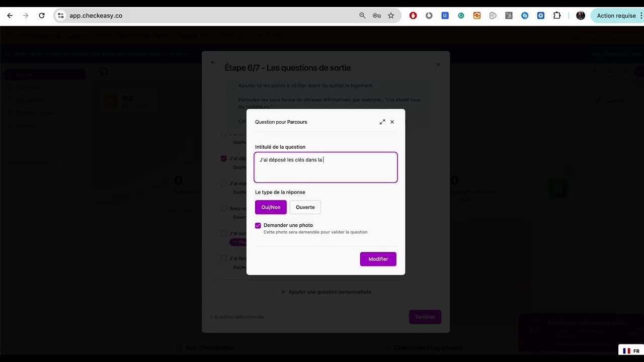 Tuto : Créer un logement et parcours Check Easy
