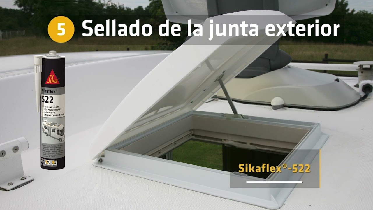 Sustituir claraboya de autocaravana en 5 pasos