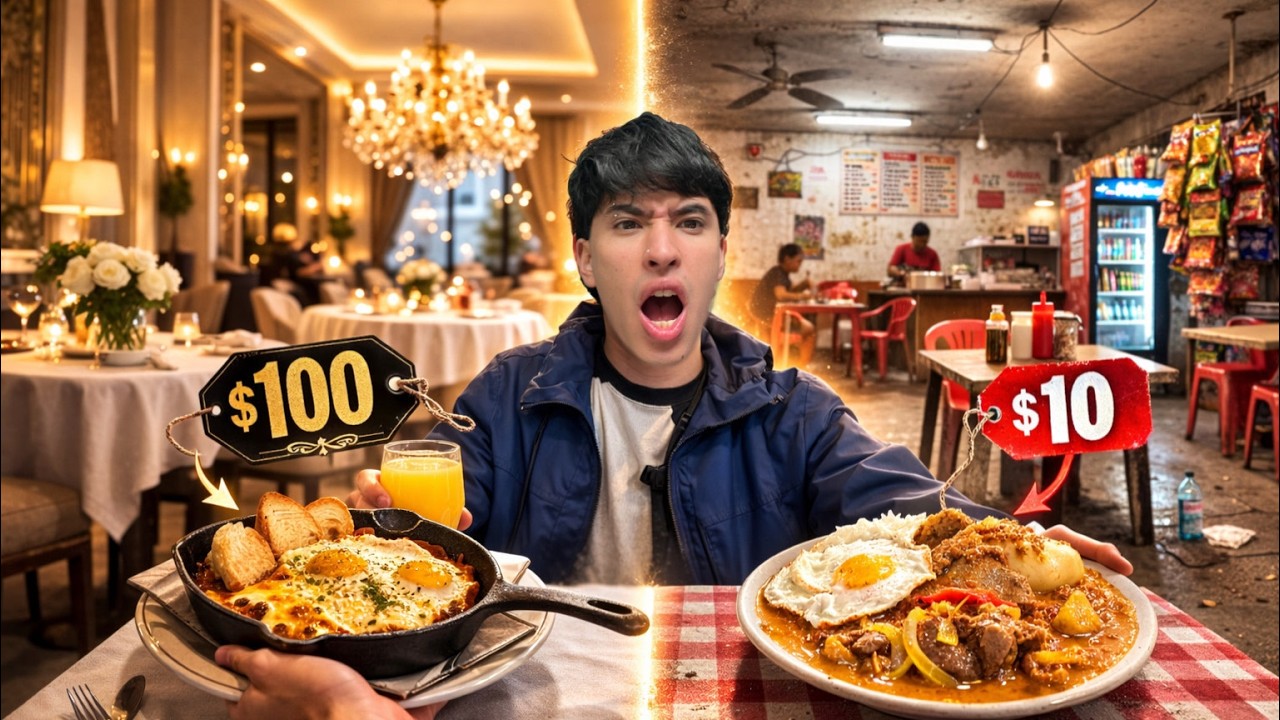 Desayuno de LUJO vs BARATO I Más de 100 mil me GASTE