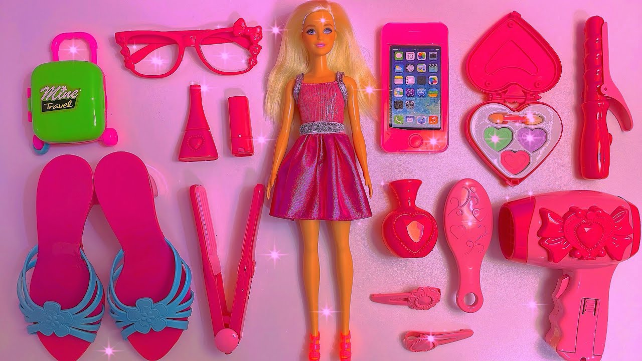Disney Princess Doll Makeover ~ DIY Miniature Ideas For Barbie ~ Wig, Dress, Faceup, andMore! DIY 